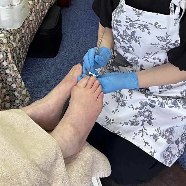 足の爪ケア